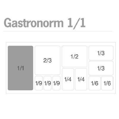 HERMÉTICO GASTRONOX 1/1 H65 12560