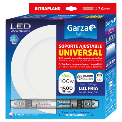 FOCO GARZA 401208G 18W