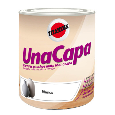 PINTURA TITAN UNA CAPA BLANCO 750ml