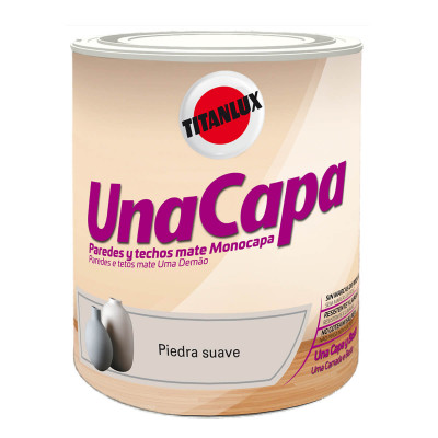 PINTURA TITAN UNA CAPA PIEDRA SUAVE 750ml