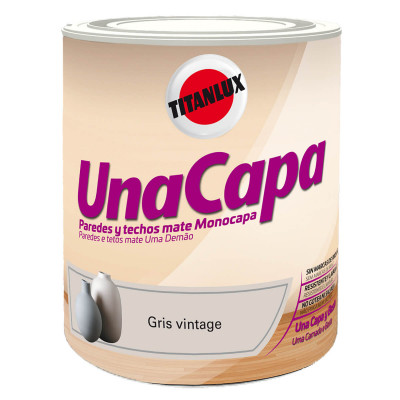 PINTURA TITAN UNA CAPA GRIS VINTAGE 750ml