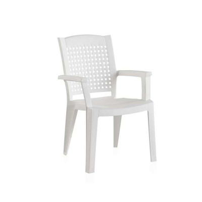 SILLA RESINA BIGMAT 55154 BLANCA