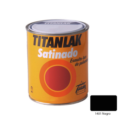 TITANLAK ESMALTE LACA POLIURETANO NEGRO 4L