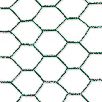 MALLA NORTENE TRIPLE TORSIÓN PLASTIFICADA GALVANEX PLAST 19 172543 1x10m