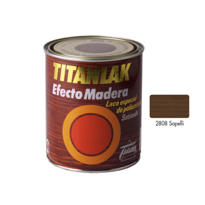 TITANLAK EFECTO MADERA SAPELLI 750ml