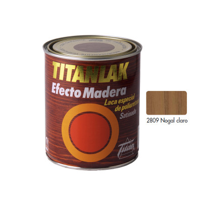TITANLAK EFECTO MADERA NOGAL CLARO 750ml