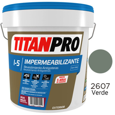 REVESTIMIENTO IMPERMEABILIZANTE ANTIGOTERAS I-5 VERDE 4L
