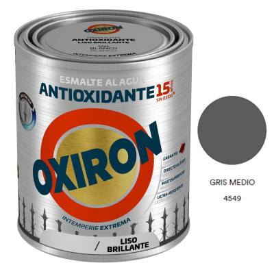 ESMALTE OXIRON LISO TITANLUX GRIS MEDIO 750ml
