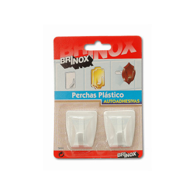 PERCHA BRINOX ADHESIVA B50010B