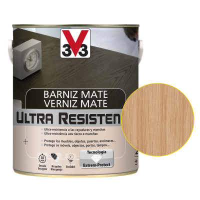 BARNIZ INTERIOR ULTRA RESISTENTE ROBLE CLARO 750ml