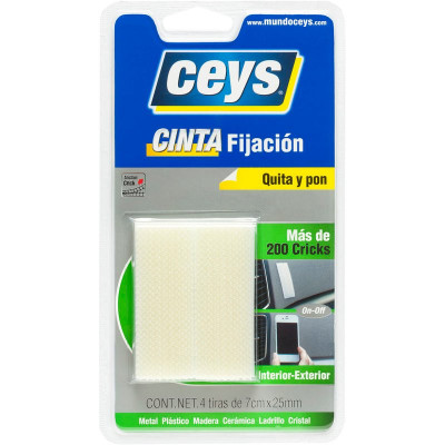 CINTA FIJACIÓN CEYS 4 TIRAS 507625