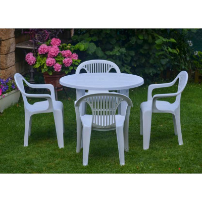 MESA REDONDA BIGMAT 4024 BLANCA