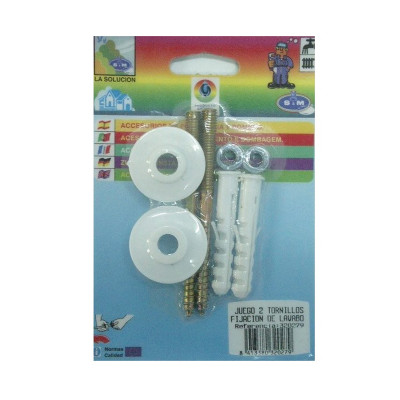 JUEGO TORNILLOS S&M LAVABO 320279