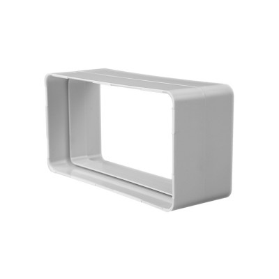 EMPALME RECTANGULAR PVC S&M 420207 110x55mm