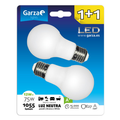 BOMBILLA STD GARZA 461006 12W