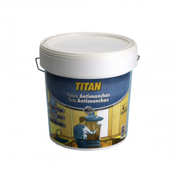 PINTURA ANTIMANCHAS TITAN H24 BLANCO 750ml