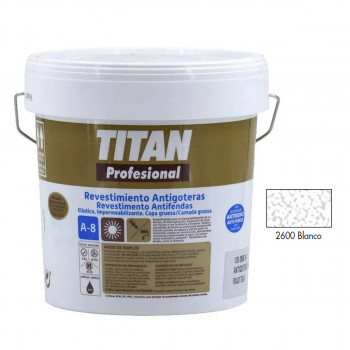 REVESTIMIENTO TITAN ANTIGOTERAS A8 BLANCO 15L