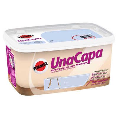 PINTURA TITAN UNA CAPA AZUL 4L