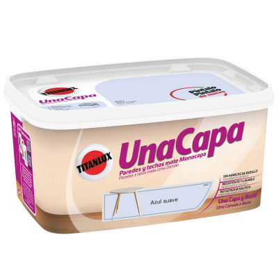 PINTURA TITAN UNA CAPA AZUL SUAVE 4L