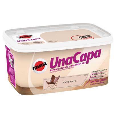 PINTURA TITAN UNA CAPA MALVA SUAVE 4L