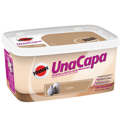 PINTURA TITAN UNA CAPA CANELA 4L