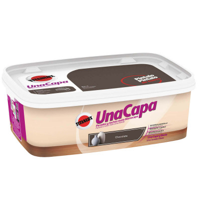 PINTURA TITAN UNA CAPA CHOCOLATE 2,5L