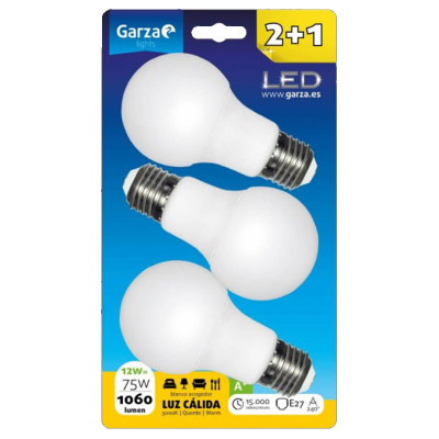 PACK BOMBILLAS LED 2+1 75W