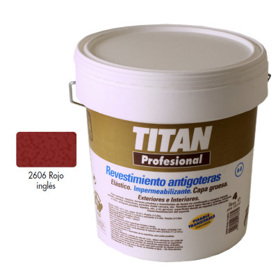 REVESTIMIENTO TITAN ANTIGOTERAS A8 ROJO INGLÉS 4L