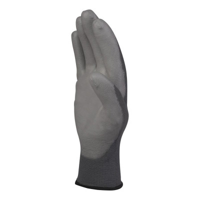 GUANTES DELTA VE702PGS POLIESTER/PALMA GRIS T-9
