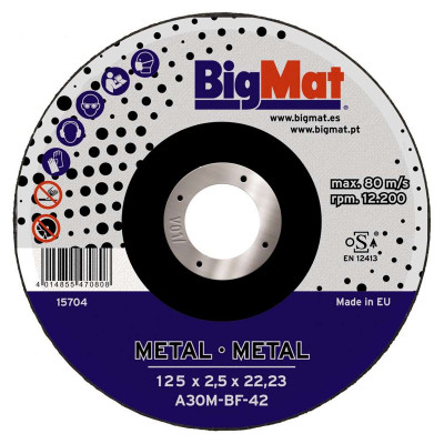 DISCO METAL BIGMAT 362418 A24EX 125mm