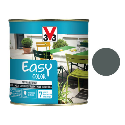 ESMALTE EASY COLOR V33 FORJA ANTRACITA 500ml