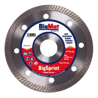 DISCO DIAMENTE BIGMAT DSTU1155PR-F 115mm