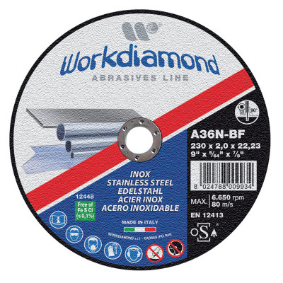 DISCO ABRASIVO ACERO INOXIDABLE AB11532INX 115mm